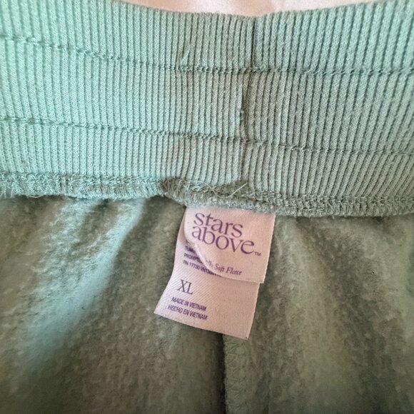 Stars Above Sweat Shorts, Turquoise, size XL - Picture 3 of 3